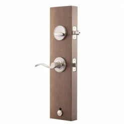 Copper Creek Fashion Satin Stainless Door Handleset and Waverlie Handle Trim -Copper Creek Shop copper creek lever handlesets fz2610xwlr ss 1f 1000