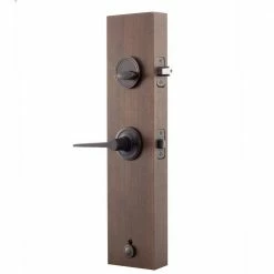 Copper Creek Craftsman Tuscan Bronze Door Handleset with Contemporary Handle Trim 10 Copper Creek Craftsman Tuscan Bronze Door Handleset with Contemporary Handle Trim -Copper Creek Shop copper creek lever handlesets fz2610xzl tb 1f 1000