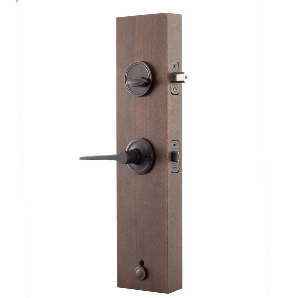 Copper Creek Craftsman Tuscan Bronze Door Handleset with Contemporary Handle Trim 6 Copper Creek Craftsman Tuscan Bronze Door Handleset with Contemporary Handle Trim - Image 4