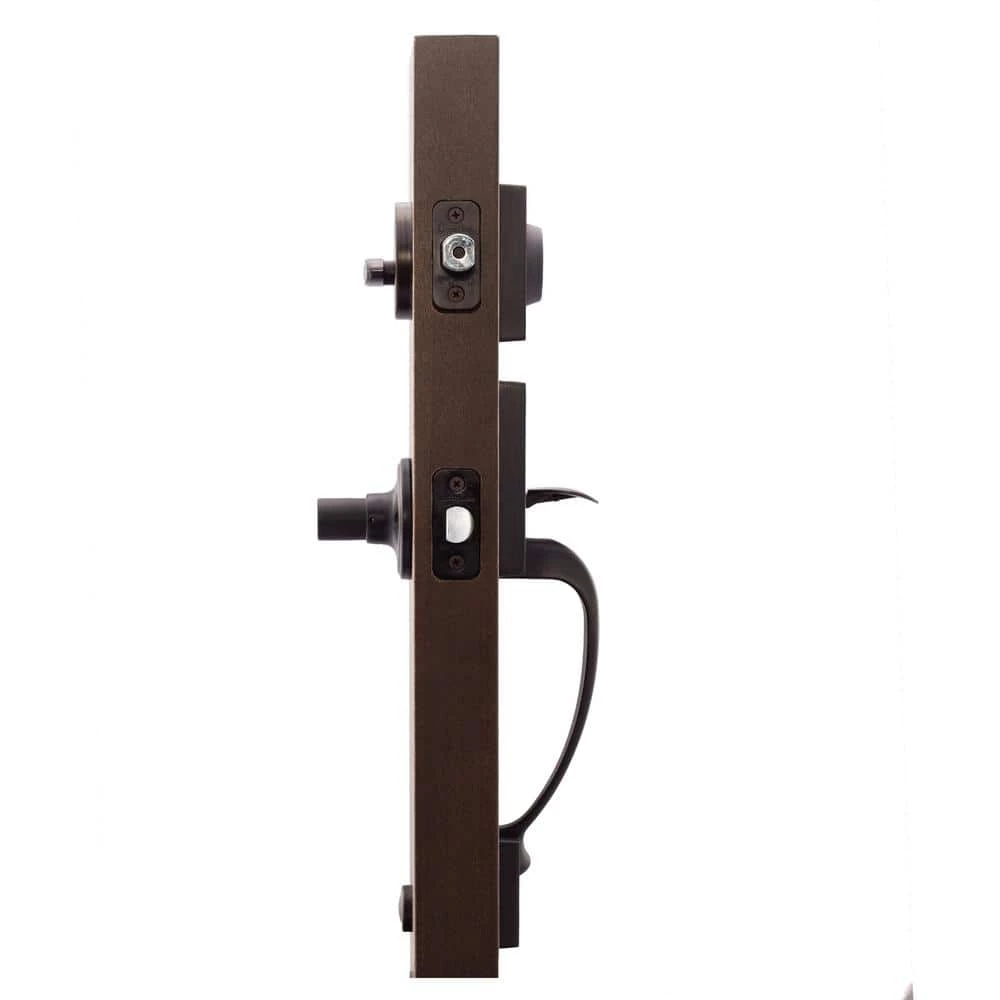 Copper Creek Craftsman Tuscan Bronze Door Handleset with Contemporary Handle Trim 5 Copper Creek Craftsman Tuscan Bronze Door Handleset with Contemporary Handle Trim - Image 3