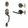 Copper Creek Heritage Tuscan Bronze Door Handleset and Modern Handle Trim -Copper Creek Shop copper creek lever handlesets hz2610xml tb 64 1000