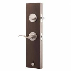 Copper Creek Heritage Satin Stainless Door Handleset and Waverlie Handle Trim 10 Copper Creek Heritage Satin Stainless Door Handleset and Waverlie Handle Trim -Copper Creek Shop copper creek lever handlesets hz2610xwll ss 1f 1000
