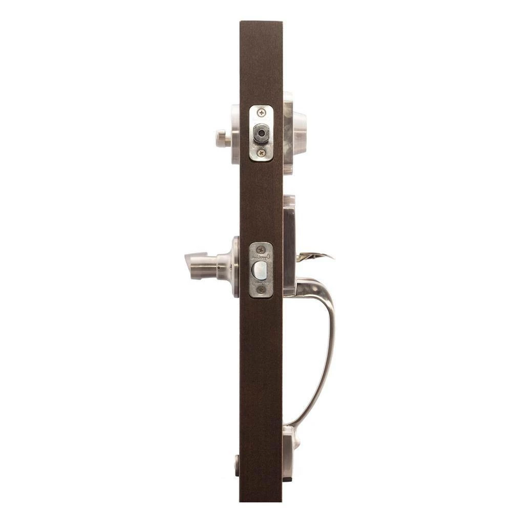 Copper Creek Heritage Satin Stainless Door Handleset and Waverlie Handle Trim 5 Copper Creek Heritage Satin Stainless Door Handleset and Waverlie Handle Trim - Image 3