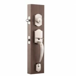 Copper Creek Heritage Satin Stainless Door Handleset and Waverlie Handle Trim 8 Copper Creek Heritage Satin Stainless Door Handleset and Waverlie Handle Trim -Copper Creek Shop copper creek lever handlesets hz2610xwll ss c3 1000