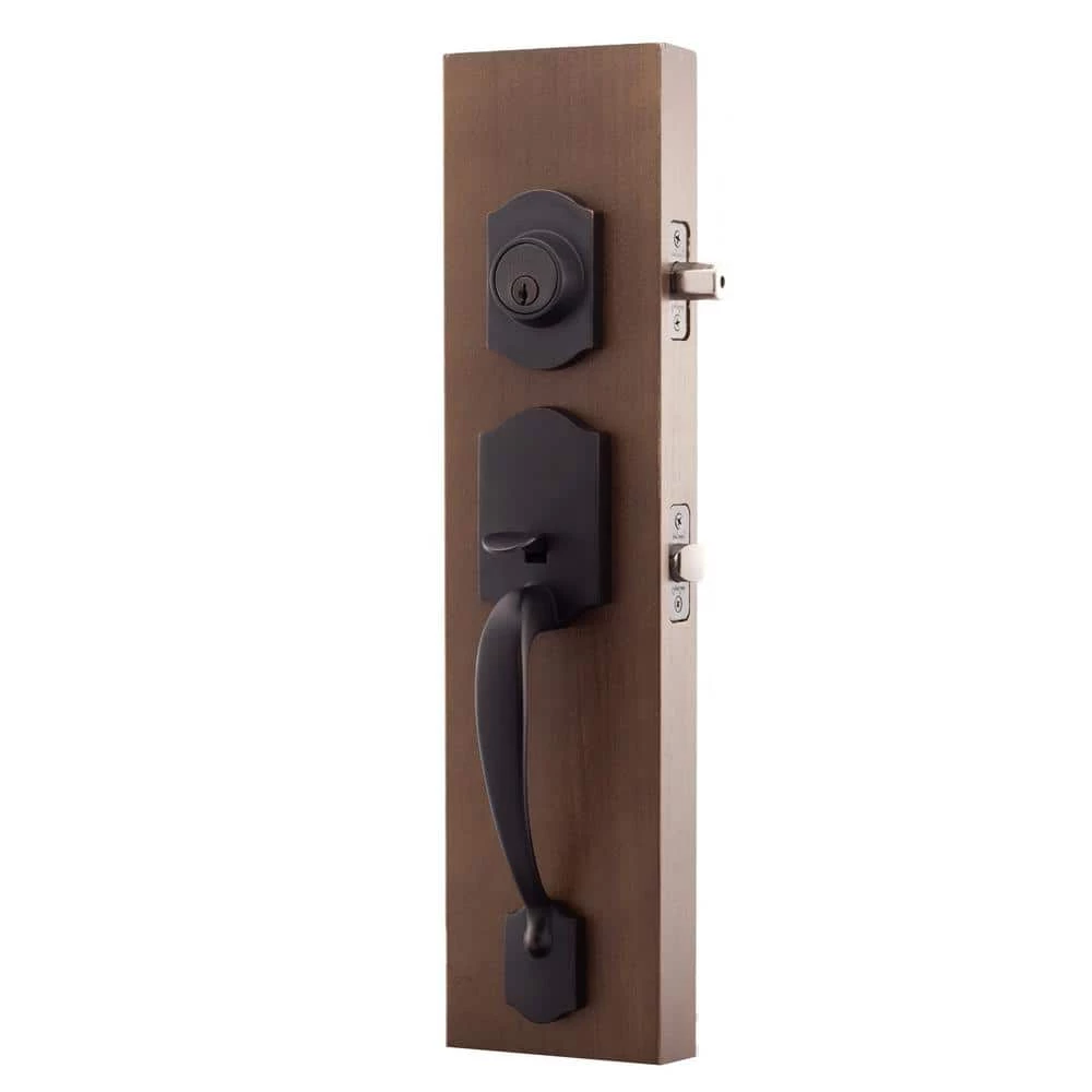 Copper Creek Heritage Tuscan Bronze Door Handleset and Waverlie Handle Trim 4 Copper Creek Heritage Tuscan Bronze Door Handleset and Waverlie Handle Trim - Image 2