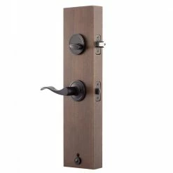 Copper Creek Heritage Black Door Handleset and Waverlie Handle Trim -Copper Creek Shop copper creek lever handlesets hz2610xwlr bc 1f 1000