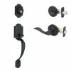 Copper Creek Heritage Black Door Handleset and Waverlie Handle Trim -Copper Creek Shop copper creek lever handlesets hz2610xwlr bc 64 1000
