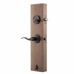 Copper Creek Heritage Tuscan Bronze Door Handleset and Waverlie Handle Trim 10 Copper Creek Heritage Tuscan Bronze Door Handleset and Waverlie Handle Trim -Copper Creek Shop copper creek lever handlesets hz2610xwlr tb 1f 1000