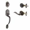 Copper Creek Heritage Tuscan Bronze Door Handleset and Waverlie Handle Trim 1 Copper Creek Heritage Tuscan Bronze Door Handleset and Waverlie Handle Trim -Copper Creek Shop copper creek lever handlesets hz2610xwlr tb 64 1000