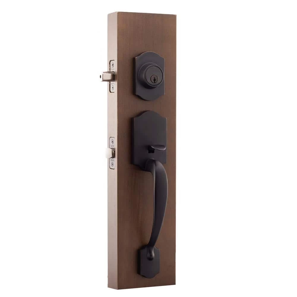 Copper Creek Heritage Tuscan Bronze Door Handleset and Waverlie Handle Trim 4 Copper Creek Heritage Tuscan Bronze Door Handleset and Waverlie Handle Trim - Image 2