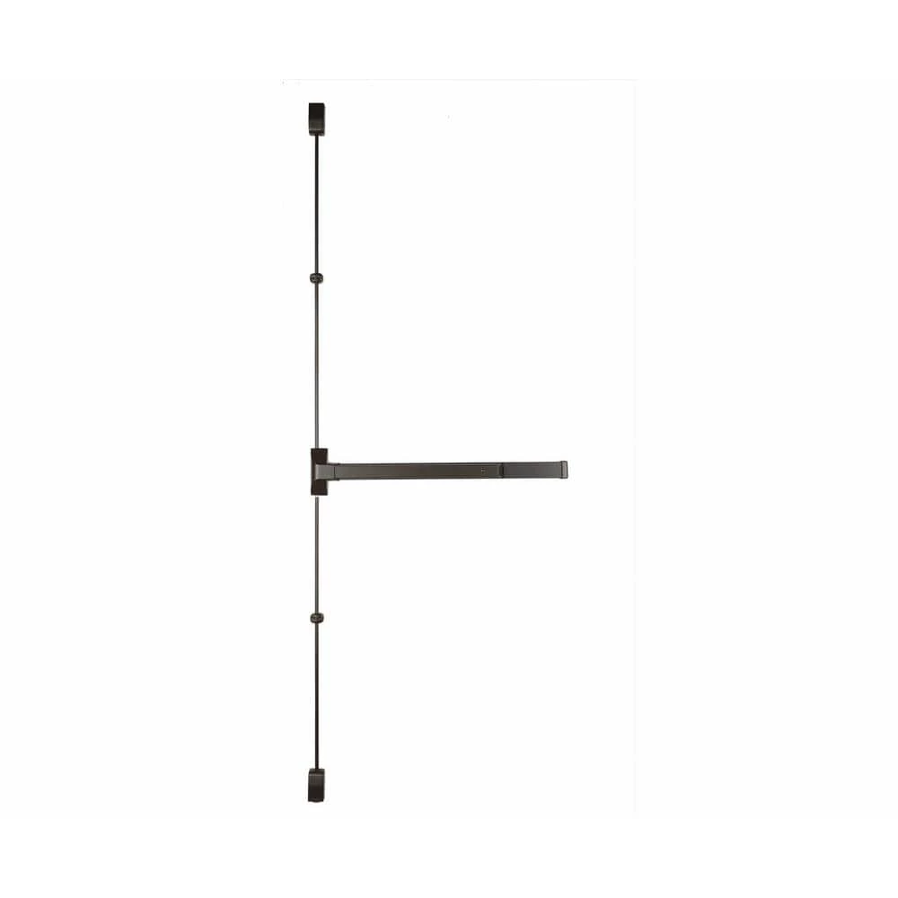 Copper Creek 36 in. Dark Bronze Fire Rated Grade 1 Rod Exit 3 Copper Creek 36 in. Dark Bronze Fire Rated Grade 1 Rod Exit