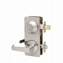 Copper Creek Grade 2 RCL Satin Stainless Cylindrical Interconnet Passage Hall/Closet Door Handle