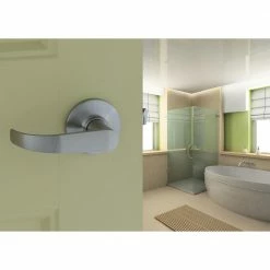 Copper Creek Erin Satin Stainless Passage Hall/Closet Door Handle -Copper Creek Shop copper creek passage door handles el1220ss 44 1000