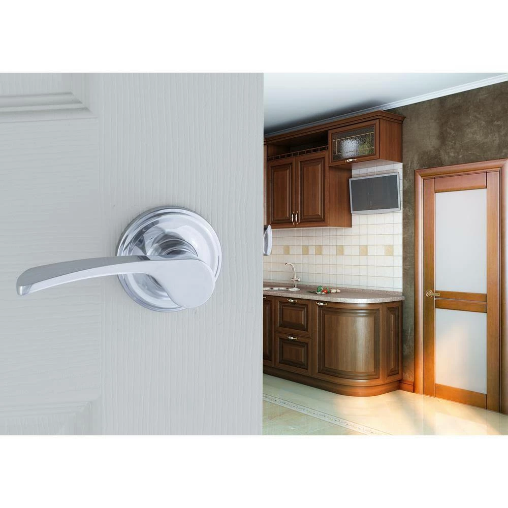 Copper Creek Scandinavian Kash Polished Stainless Hall/Closet Door Lever 8 Copper Creek Scandinavian Kash Polished Stainless Hall/Closet Door Lever - Image 6