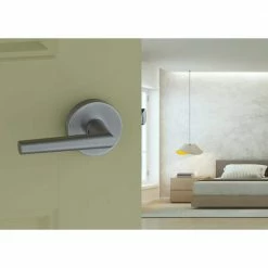 Copper Creek Modern Satin Stainless Round Passage Hall/Closet Door Handle -Copper Creek Shop copper creek passage door handles ml2220ss fa 1000