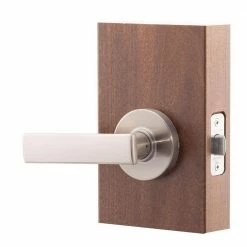 Copper Creek Craftsman Remi Satin Stainless Hall/Closet Door Lever with Round Rosette 11 Copper Creek Craftsman Remi Satin Stainless Hall/Closet Door Lever with Round Rosette -Copper Creek Shop copper creek passage door handles rl2220ss rnd 1f 1000
