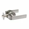 Copper Creek Craftsman Remi Satin Stainless Hall/Closet Door Lever with Round Rosette -Copper Creek Shop copper creek passage door handles rl2220ss rnd 64 1000