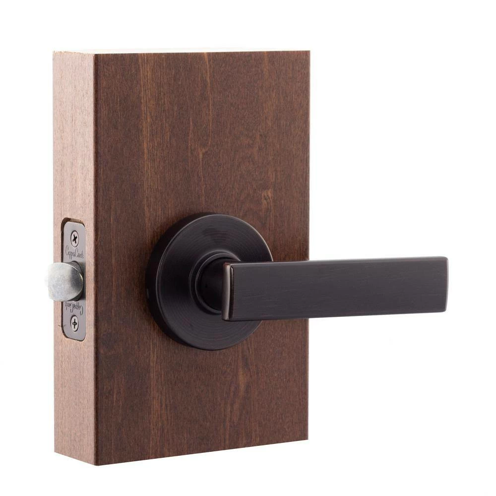 Copper Creek Craftsman Remi Tuscan Bronze Hall/Closet Door Lever with Round Rosette 4 Copper Creek Craftsman Remi Tuscan Bronze Hall/Closet Door Lever with Round Rosette - Image 2