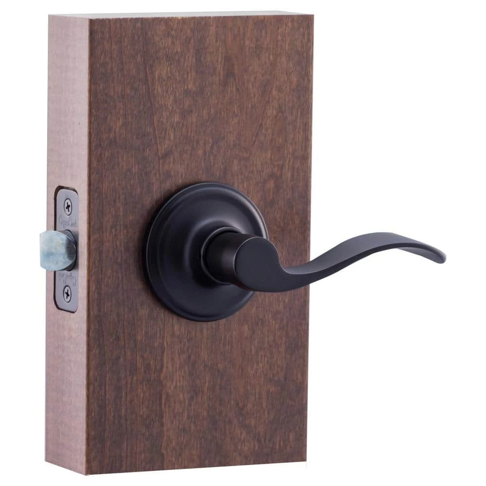 Copper Creek Waverlie Black Passage Hall/Closet Door Handle 4 Copper Creek Waverlie Black Passage Hall/Closet Door Handle - Image 2