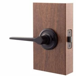 Copper Creek Contemporary Zane Black Hall/Closet Door Lever -Copper Creek Shop copper creek passage door handles zl2220bc 1f 1000