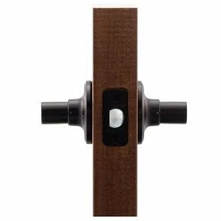 Copper Creek Contemporary Zane Black Hall/Closet Door Lever -Copper Creek Shop copper creek passage door handles zl2220bc 4f 1000