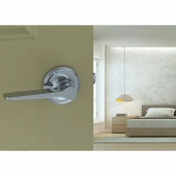 Copper Creek Contemporary Zane Polished Stainless Hall/Closet Door Lever -Copper Creek Shop copper creek passage door handles zl2220ps fa 1000