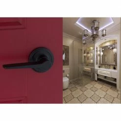 Copper Creek Contemporary Zane Tuscan Bronze Hall/Closet Door Lever -Copper Creek Shop copper creek passage door handles zl2220tb 44 1000