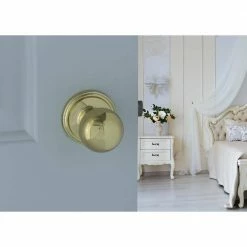 Copper Creek Ball Polished Brass Passage Hall/Closet Door Knob -Copper Creek Shop copper creek passage door knobs bk2020pb fa 1000