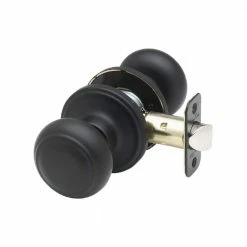 Copper Creek Colonial Black Passage Hall/Closet Door Knob