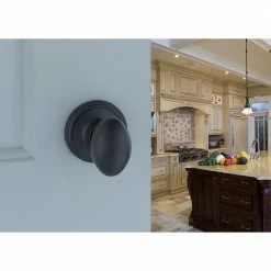 Copper Creek Egg Black Passage Hall/Closet Door Knob 15 Copper Creek Egg Black Passage Hall/Closet Door Knob -Copper Creek Shop copper creek passage door knobs ek2020bc 76 1000