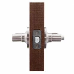 Copper Creek Avery Satin Stainless Privacy Bed/Bath Door Handle -Copper Creek Shop copper creek privacy door handles al1231ss 4f 1000