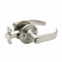 Copper Creek Shop 7 Copper Creek Erin Satin Stainless Privacy Bed/Bath Door Handle