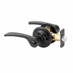 Copper Creek Scandinavian Kash Black Bed/Bath Door Handle