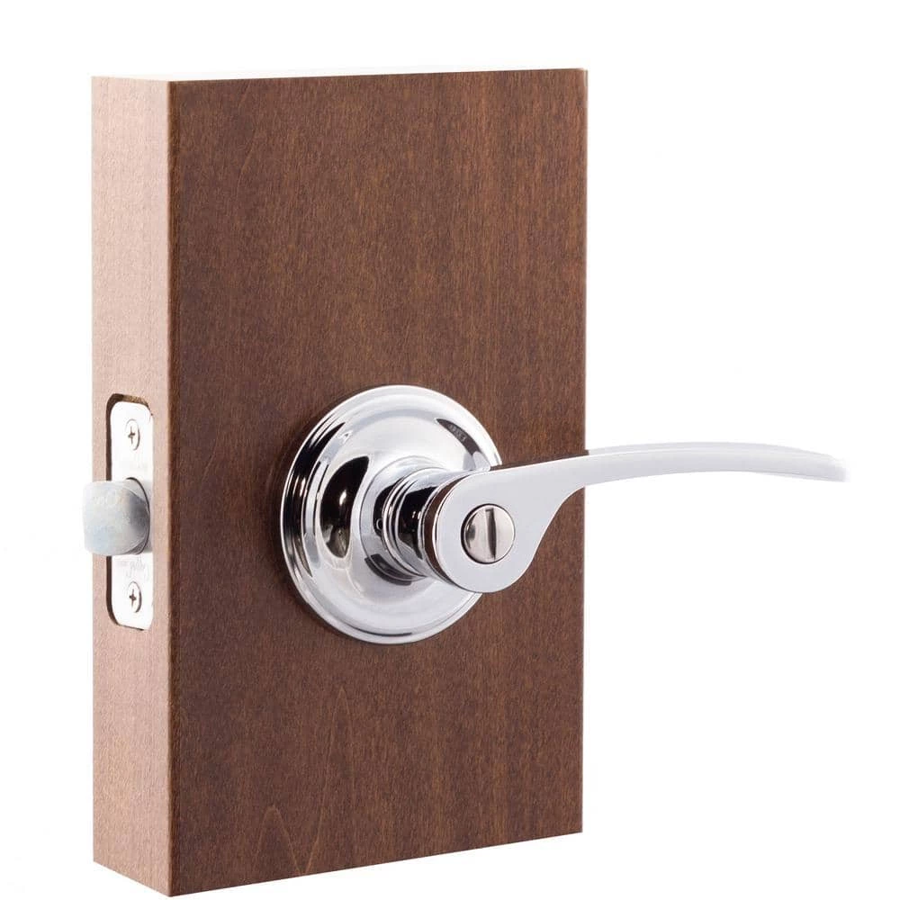 Copper Creek Scandinavian Kash Polished Stainless Bed/Bath Door Handle 4 Copper Creek Scandinavian Kash Polished Stainless Bed/Bath Door Handle - Image 2