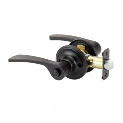 Copper Creek Scandinavian Kash Black Bed/Bath Door Handle