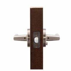 Copper Creek Modern Satin Stainless Pushbutton Privacy Bed/Bath Door Handle -Copper Creek Shop copper creek privacy door handles ml2231ss 4f 1000