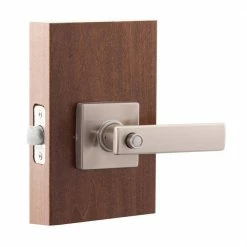 Copper Creek Craftsman Remi Satin Stainless Bed/Bath Door Handle -Copper Creek Shop copper creek privacy door handles rl2231ss 1f 1000