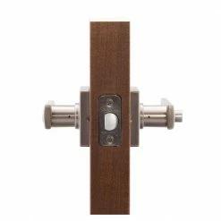 Copper Creek Craftsman Remi Satin Stainless Bed/Bath Door Handle -Copper Creek Shop copper creek privacy door handles rl2231ss 4f 1000