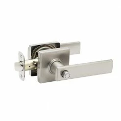 Copper Creek Craftsman Remi Satin Stainless Bed/Bath Door Handle