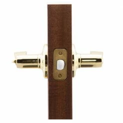 Copper Creek Waverlie Polished Brass Privacy Bed/Bath Door Handle -Copper Creek Shop copper creek privacy door handles wl2230pb 4f 1000
