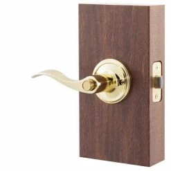 Copper Creek Colonial Waverlie Polished Brass Bed/Bath Door Handle -Copper Creek Shop copper creek privacy door handles wl2231pb 1f 1000