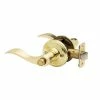Copper Creek Colonial Waverlie Polished Brass Bed/Bath Door Handle
