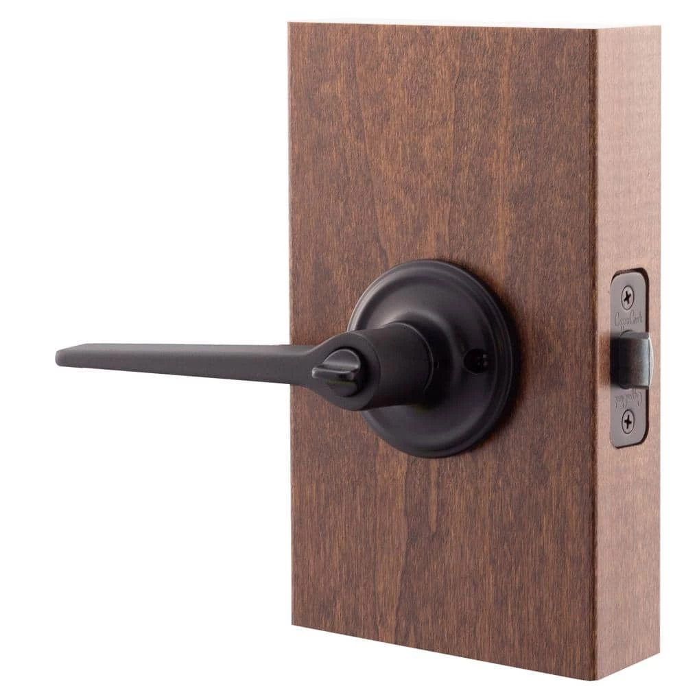 Copper Creek Contemporary Zane Black Bed/Bath Door Handle 6 Copper Creek Contemporary Zane Black Bed/Bath Door Handle - Image 4