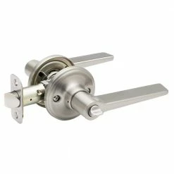 Copper Creek Contemporary Zane Satin Stainless Bed/Bath Door Handle