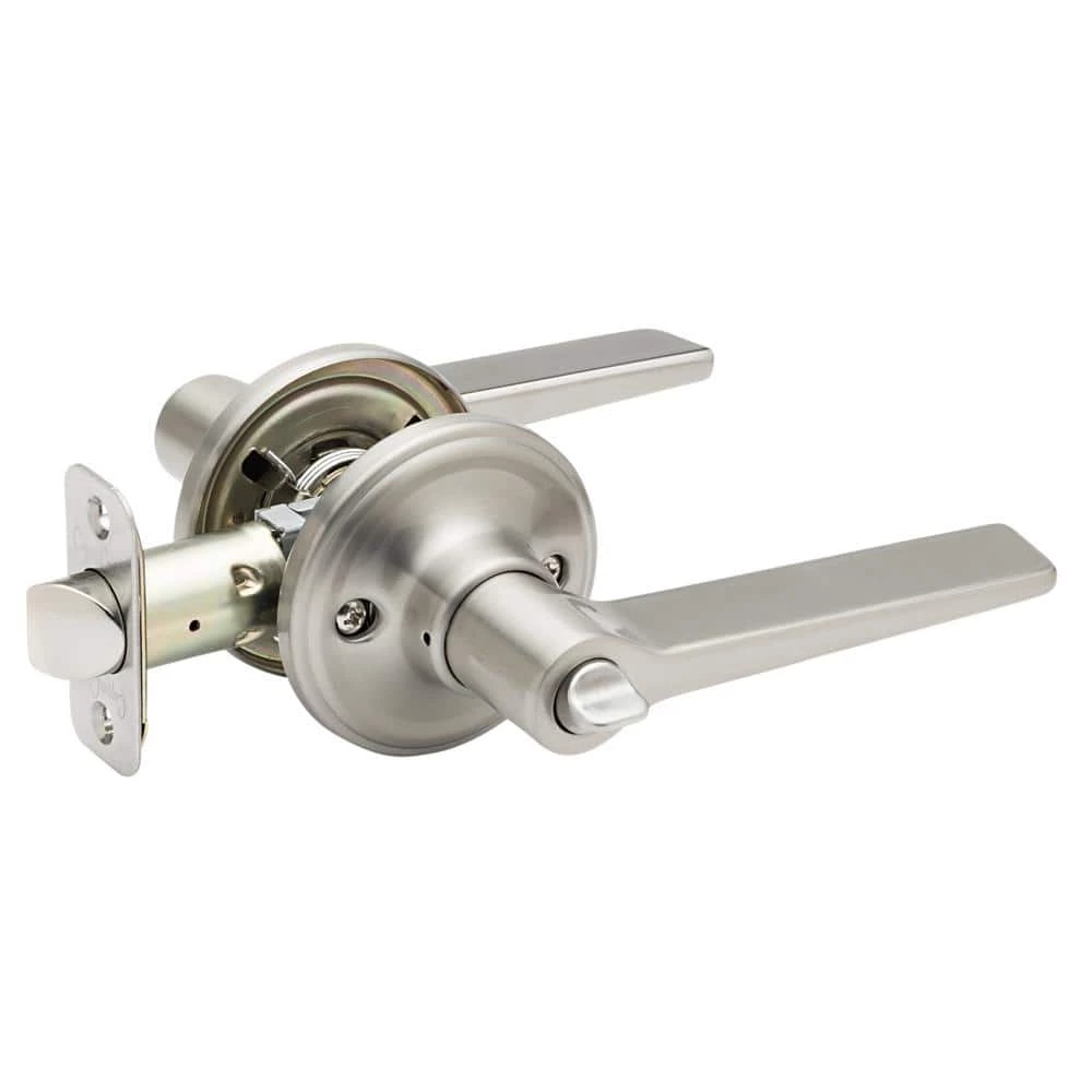 Copper Creek Contemporary Zane Satin Stainless Bed/Bath Door Handle 3 Copper Creek Contemporary Zane Satin Stainless Bed/Bath Door Handle