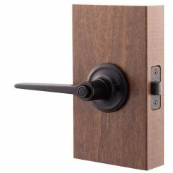 Copper Creek Contemporary Zane Black Bed/Bath Door Handle -Copper Creek Shop copper creek privacy door handles zl2231bc 1f 1000