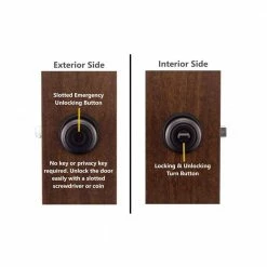 Copper Creek Colonial Black Privacy Bed/Bath Door Knob -Copper Creek Shop copper creek privacy door knobs ck2030bc 44 1000