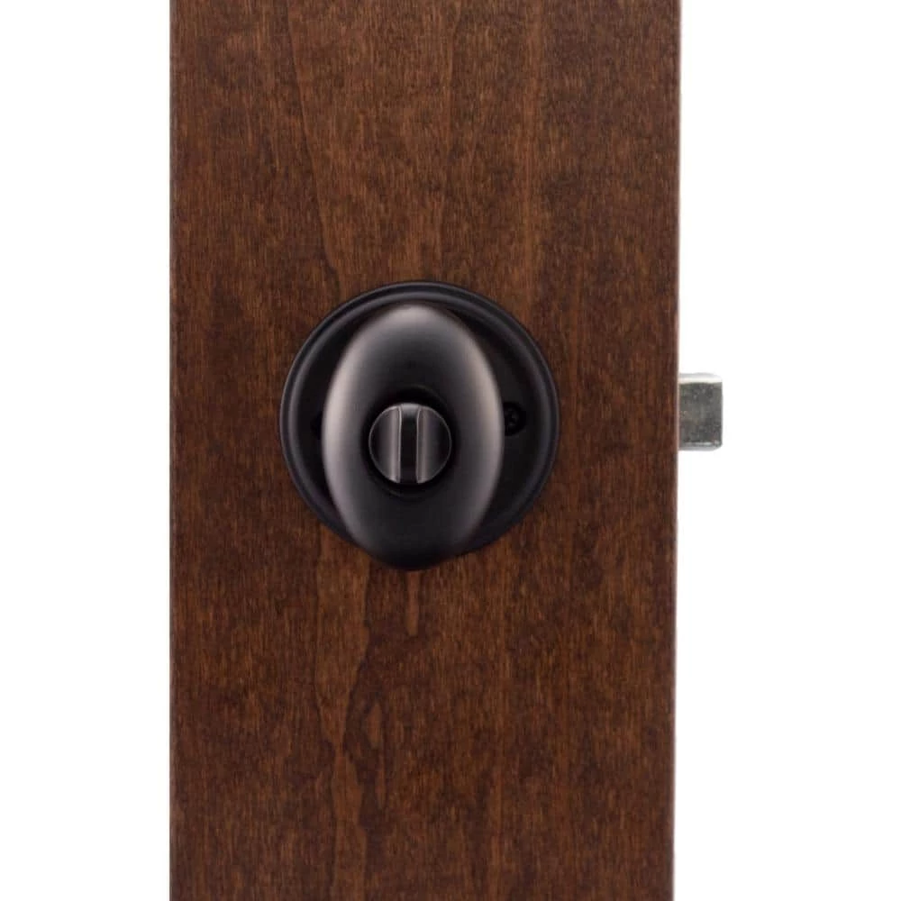 Copper Creek Egg Black Privacy Bed/Bath Door Knob 6 Copper Creek Egg Black Privacy Bed/Bath Door Knob - Image 4
