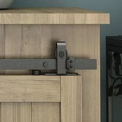 Richelieu Hardware 72 in. (1830 mm) Matte Black Luna Mini Barn Door Sliding System 8 Richelieu Hardware 72 in. (1830 mm) Matte Black Luna Mini Barn Door Sliding System -Copper Creek Shop matte black richelieu hardware barn door hardware 189tyl20790bc 4f 1000