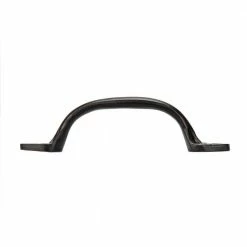 Richelieu Hardware 5-15/16 in. (150 mm) Center-to-Center Matte Black Forged Iron Traditional Barn Door Pull -Copper Creek Shop matte black richelieu hardware barn door hardware bp9465150900 fa 1000